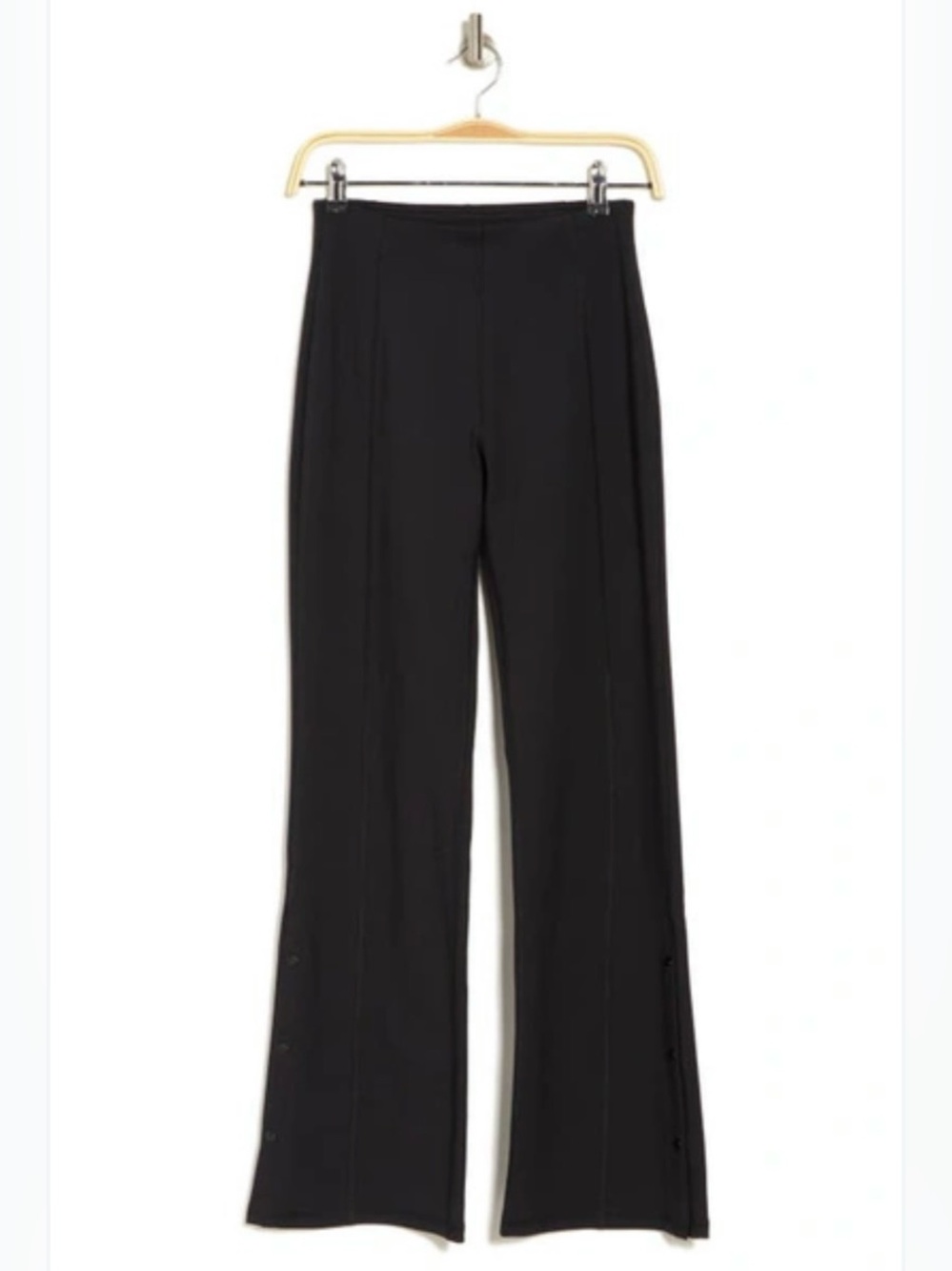 Z by Zella Uplift High Waist Snap Flare Leggings In Black